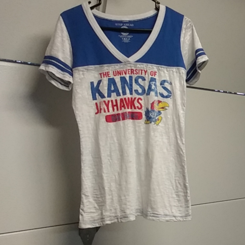 KU burnout tee size XL